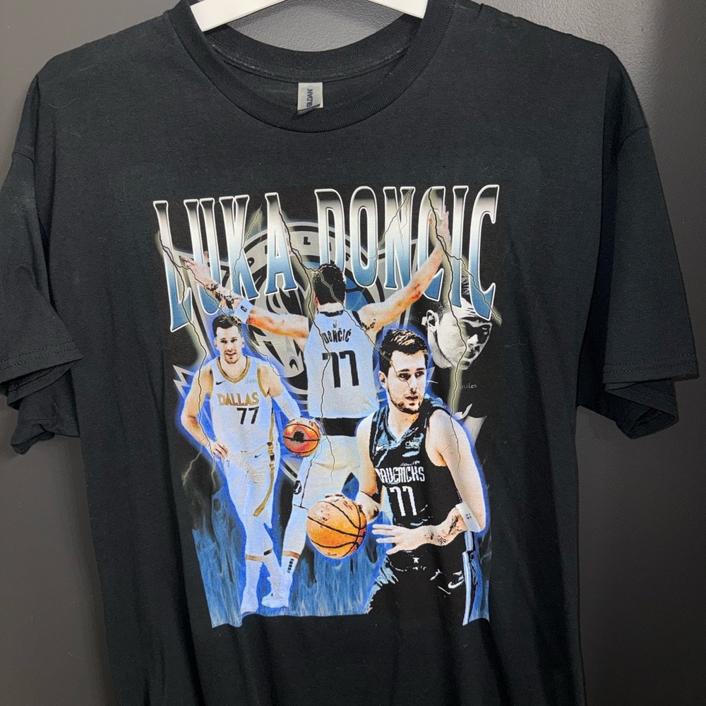 Luka Doncic Black Graphic Tee